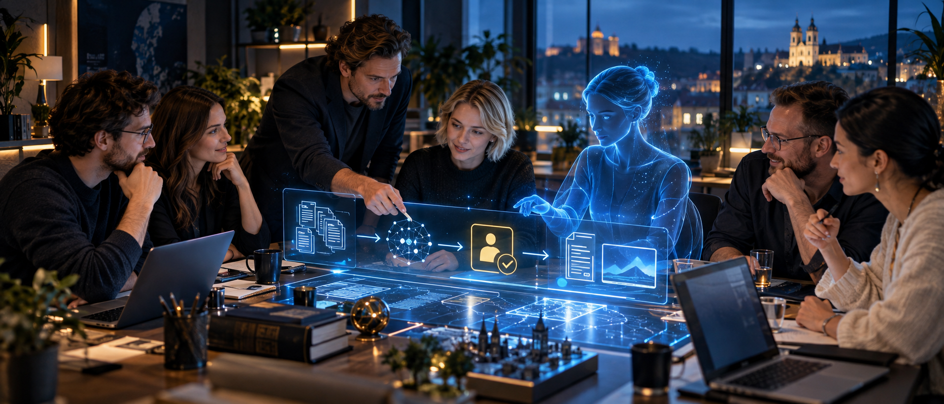 Die erste litauischsprachige Operator-Boosting-Gruppe ist für den 5., 6. und 7. November 2026 geplant: 5–8 Personen, drei praktische Termine à zwei Stunden. Die Teilnehmenden bringen ihren Laptop und eine freigegebene Arbeitsaufgabe mit. Gemeinsam mit der Leitung richten sie Kontext, KI-Arbeitsregeln, menschliche Freigabepunkte und den nächsten Schritt ein.